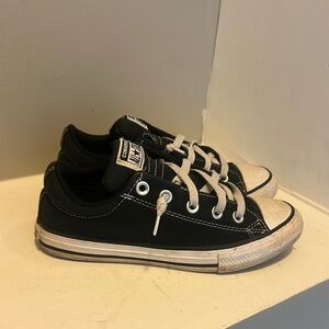 Converse Black Low-Top, slip onSneakers